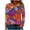 Hot Pink#, variant on cocolona Womens 3/4 Sleeve Tops 2025 Fall V Neck Lightweight Shirts Business Casual Work Blouse Fashion Floral Print T-shirts