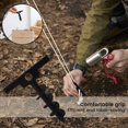 thumbnail image 3 of Outdoor Tent Stakes 4Pack Screw In Tent Stakes Ground Anchors Screw Heavy Duty Screw Style For Camping Hiking Ground Stakes Ground Anchors Pegs Camping Tent, 3 of 8