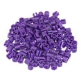 thumbnail image 1 of Marcadores de percha de ropa de 160 piezas, etiquetas de tamaño 3XL, adecuadas para varillas de 3.5 mm, etiqueta de color para perchas de ropa, púrpura, 1 of 7