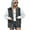 Black Gray, variant on XBASW Women's Hooded Denim Vest Summer Jean Waistcoat Summer Loose Sleeveless Jacket S-XL