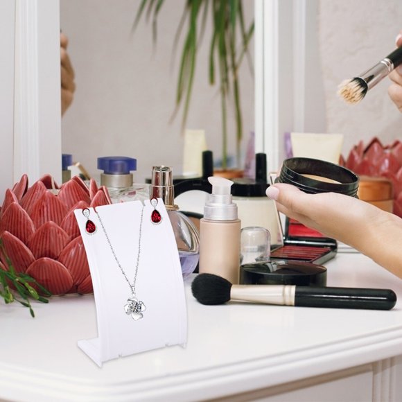 TABLETREANDS De Plástico Para Almacenar Y Mostrar Aretes Y Collares Con Estilo Clásico