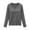 Gray, variant on Tqcoqu Women's V Neck Long Sleeve T-Shirt,Slim Fitted Stretch Basic Layering Top Casual Daily Base Tee
