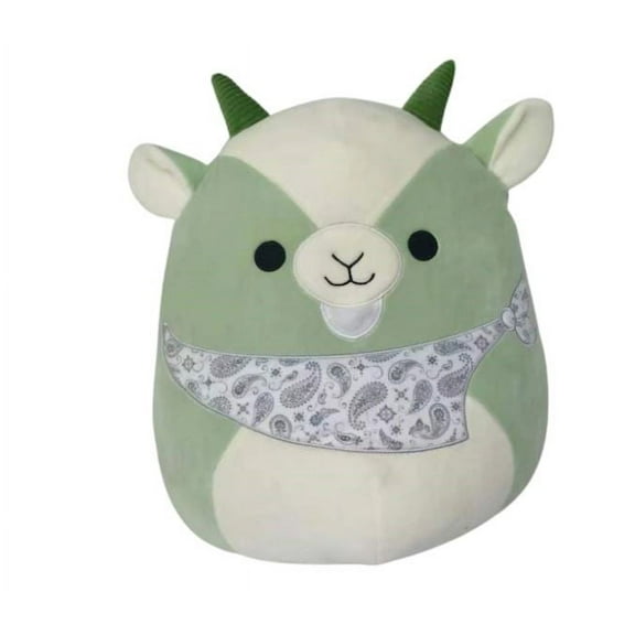 Squishmallows Official Kellytoy Plush 14" Palmer the Mint Goat with Bandana - Ultrasoft Stuffed Animal Plush Toy