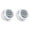 White, variant on Quick Install Shoelace Fasteners, Rotary Plastic Button Locks, 1 Pair No Tie Clips for Active Daily Shoes and Walking