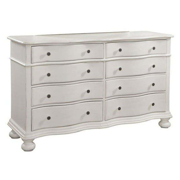American Woodcrafters Rodanthe Dove White Wood 8-drawer Dresser
