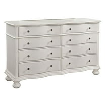 American Woodcrafters Rodanthe Dove White Wood 8-drawer Dresser