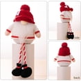thumbnail image 5 of 2 gnomos navideños de peluche: elfo sueco enano decorativo para escritorio, repisa, árbol, ventanal. Decoración navideña ideal y regalo de cumpleaños. (2 patas colgantes), 5 of 5