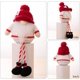 thumbnail image 5 of 2 gnomos navideños de peluche: elfo sueco enano decorativo para escritorio, repisa, árbol, ventanal. Decoración navideña ideal y regalo de cumpleaños. (2 patas colgantes), 5 of 5