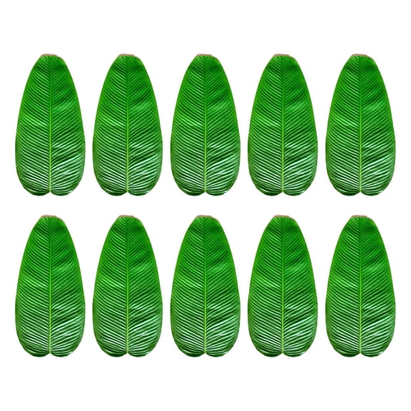 Mantel Individual Billuyoard de hoja de plátano Artificial decoración posavasos para bebidas resistentes al calor