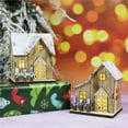 thumbnail image 2 of Inteprter Casa de luminosa navideña Cabaña luminosa Adornos de escritorio de para oficinas y tiendas Kits de decoración para fiestas No.2 Inteprter HA044206-02, 2 of 6