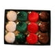 thumbnail image 2 of Adornos navideños con bolas flocadas, colgantes irrompibles, reutilizables y creativos. 12 unidades 4 colores, 2 of 9