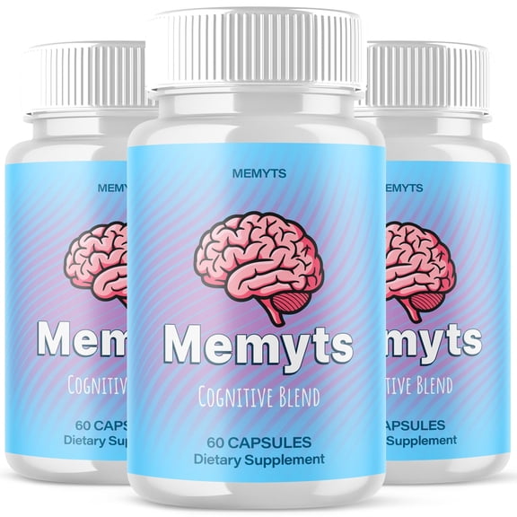 Memyts Advanced Formula Brain Support Pills Maximum Strength Supplement 180 Capsules
