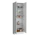 thumbnail image 2 of Lynch 71-Inch High Kitchen Pantry Storage Cabinet with Four Doors, Five Adjustable Shelves, 2 of 5