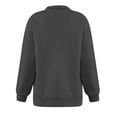 thumbnail image 5 of Womens Zipper Sweatshirts Turtleneck Long Sleeve Pullovers Casual Loose Top T Shirts, 5 of 7
