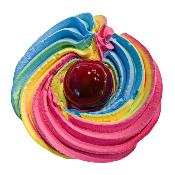 DEZICAKES Fake Cookie Rainbow Cherry Butter Cookie Dessert Prop Decoration Dezicakes