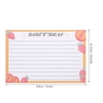 thumbnail image 2 of 50 Pcs Meticulous Bookshelf One-side Recipes Card Bride, 2 of 8