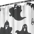 thumbnail image 3 of Halloween Black Ghosts with Boo Shower Curtain 72"x84" ,Bathroom Decorative Shower Curtains Set with 12 Hooks,Modern Waterproof Washable Shower Curtain, 3 of 6