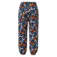 thumbnail image 2 of iEFiEL Kids Girls Baggy Boho Harem Pants Floral Print Hippie Bohemian Pants Colorful Letters 2-3, 2 of 7