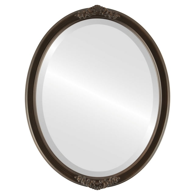 Athena Framed Mirror - Rubbed Bronze