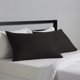 thumbnail image 1 of Amazon Basics - Funda de almohada de microfibra ligera, súper suave, de fácil cuidado, estándar, color negro, 2 unidades, 1 of 3