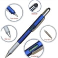 thumbnail image 3 of EGNMCR Pens 6 In 1 Multifunctional Screwdriver Tool Caliper Level Scale Ball Point Pen 10ml Ballpoint pen, 3 of 8