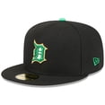 thumbnail image 3 of Men's New Era  Black Detroit Tigers 2026 St. Patrick's Day 59FIFTY Fitted Hat, 3 of 5
