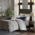 thumbnail image 5 of Gracie Mills Nolan Jacquard Stripe Comforter Set - GRACE-9113, 5 of 5