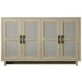 thumbnail image 2 of Twin Star Home Coastal Sideboard with Linen Inspired Accents, 2 of 11