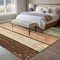 thumbnail image 4 of 8'x10' Area Rugs, Green Brown Farmhouse Indoor Outdoor Area Rug for Living Room Bedroom, Vintage Wooden Washable Bathroom Rugs Kitchen Floor Carpet Mats Home Decor Aesthetic, 4 of 8