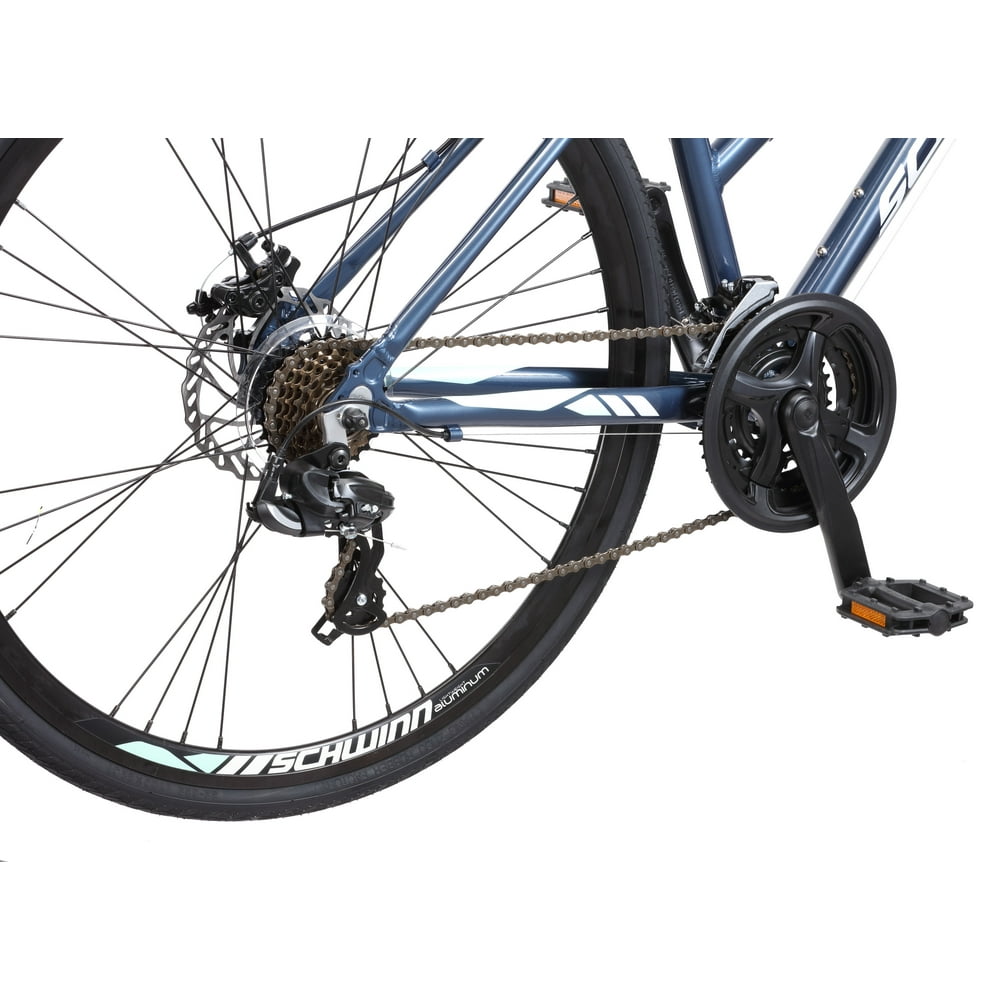 Schwinn Circuit Hybrid Bike, 21 Speeds, 700c Wheels, Blue - Walmart.com