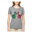 thumbnail image 2 of Wild Bobby Mexican Queen Latin Pride Women Graphic Tee, Heather Grey, 3X-Large, 2 of 5