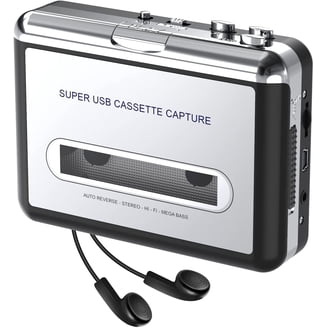 Ahiya Portable Walkman, Cassette Player & Recorder, FM/AM Radio