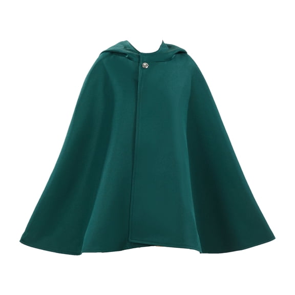 [Official Licensed] Attack on Titan Survey Corps Costume for Kids Cape with Embroidered Insignia, S
