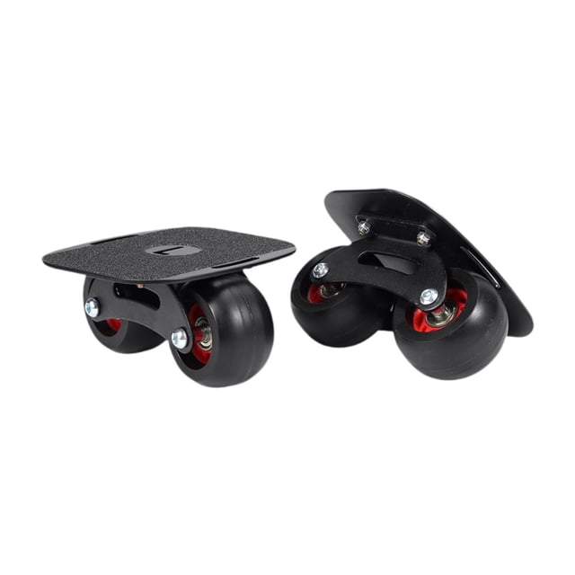 1 par de patinetas divididas, patines de carretera, placa profesional, resistente, de moda, para cumpleaños Rueda de arco negro