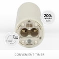 thumbnail image 4 of Vela LED sin llama Luminara Outdoor Slim Pillar Ivory 2x4,5 cm, 4 of 9