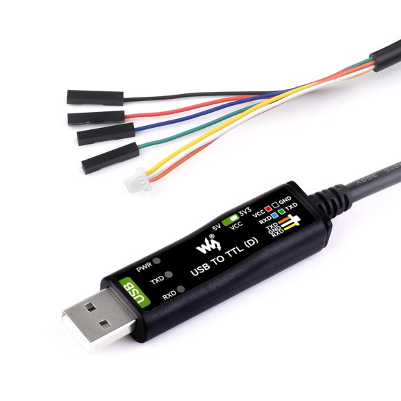 Cable serie USB a TTL WaveShare Industrial para Raspberry Pi 5