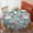 Pioneer Flower Floral-2, variant on Pioneer Flower Floral Print Pattern Round Tablecloth 70"x70", Wrinkle Resistant Wipeable Table Cover for Kitchen Dining Room Picnic Patio and Party