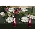 thumbnail image 4 of Oneida Merry & Bright Porcelain Dinner Plates, Set of 4, 4 of 6