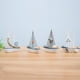 thumbnail image 5 of Toystoory Mini barco de azul de náutica de estilo mediterráneo, adornos artesanales de madera, decoración del hogar para habitación de Decoración del hogar 14 aves marinas navegantes Toystoory HA8706-03B, 5 of 6