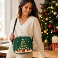 thumbnail image 7 of Antqov Christmas Purse for Women, Lightweight Christmas Patterns Crossbody Bag Small Holiday Crossbody Purse for Party Holiday Travel Decor Gifts, 7 of 7