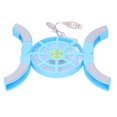 thumbnail image 2 of DRS04 Folding Computer Laptop Cooler Cooling Pad Luminous USB Cooling Base(Blue ), 2 of 14