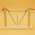 thumbnail image 5 of Early Education Learning Toys Triangle Bell Toy Metal 1 Set 6 Inches, 5 of 5