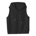 thumbnail image 6 of Womens Zip up Hoodie Vests - Women Sleeveless Drawstring Hooded Zipper Sweatshirt with Pockets Soft Fleece Winter Warm Hoodies Shirts, 6 of 7