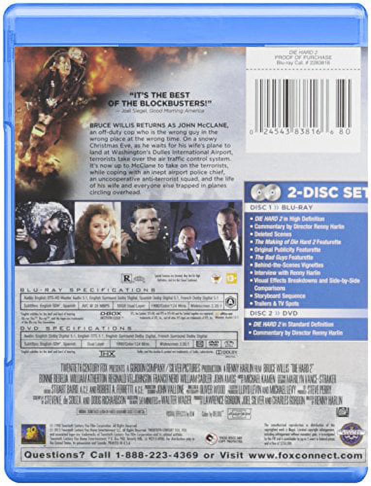 Die Hard 2: Die Harder (Blu-ray + DVD) - image 3 of 3