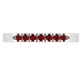 thumbnail image 2 of Dazzlingrock Collection Round Garnet 7 Stone Stackable Wedding Band for Women (Color Red, Clarity Moderately Included) in 10K White Gold, Size 9, 2 of 4