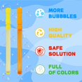 thumbnail image 3 of Bubble Wands MorTime, paquete de 36 unidades para niños, 8 colores, solución de 120 ml, 3 of 7