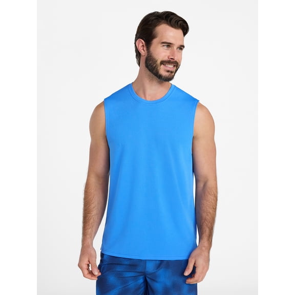 Athletic Works Men’s Sleeveless Mesh Muscle Tee, Sizes XS-5XL