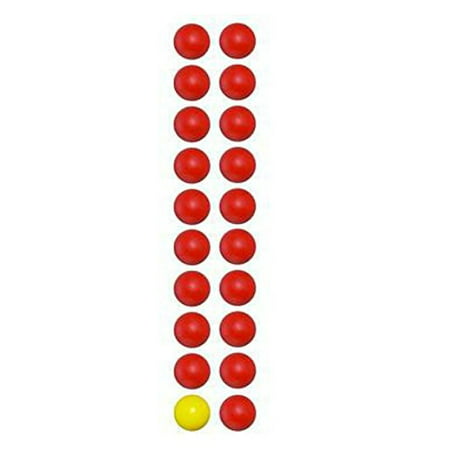 Hungry Hungry Hippos Game Replacement Marbles-20 Pieces (19 Red and 1 Yellow (Hungry Hippos Game Best Price)