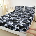 thumbnail image 3 of jejeloiu Camo Full Size Sheets,Rustic Camo Bed Sheets,Deepblue Camouflage Sheet Sets For Boys Kids,Microfiber Bedroom Decor,4 Pieces, 3 of 7