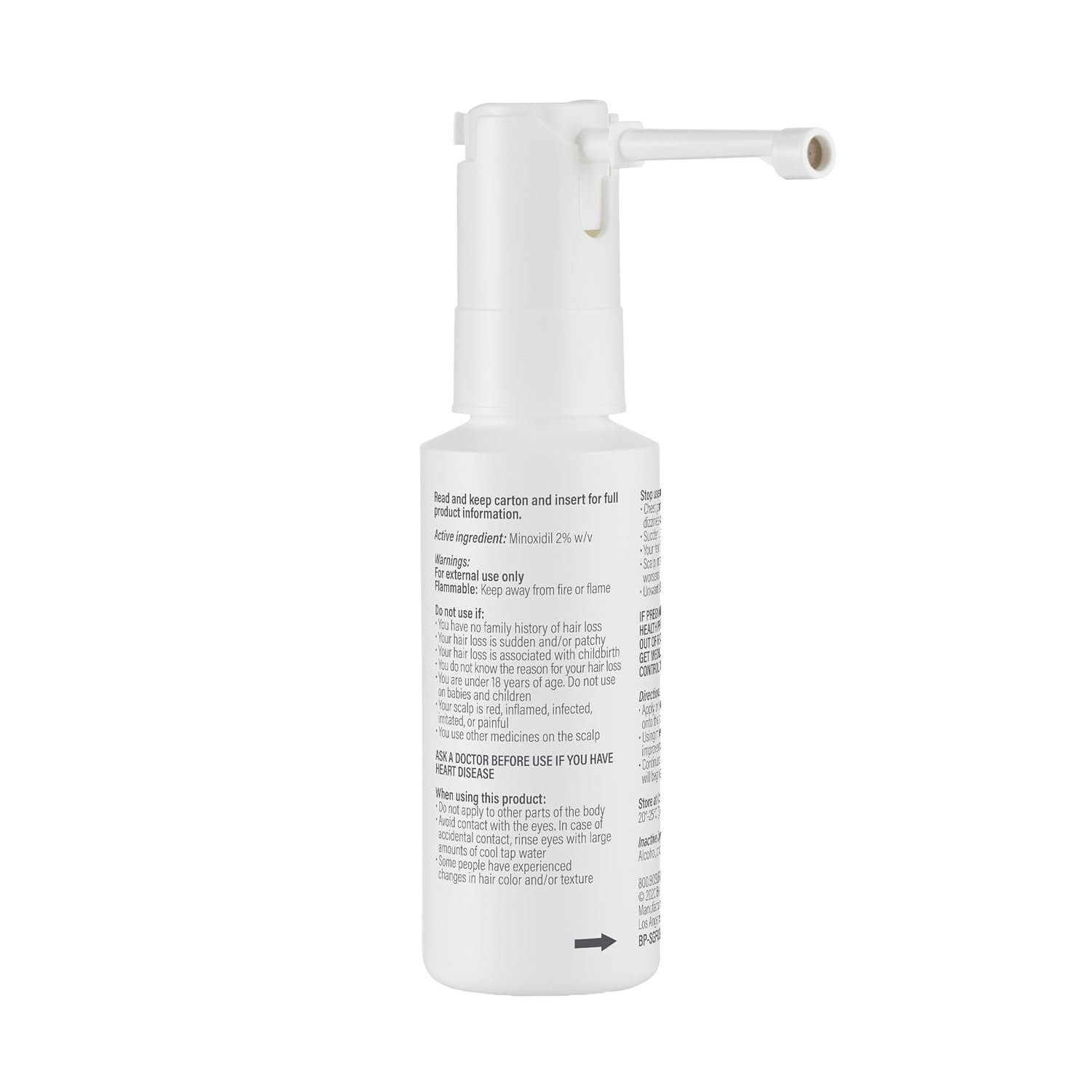 BosleyMD Women's Regrowth Treatment 2% Minoxidil Spray